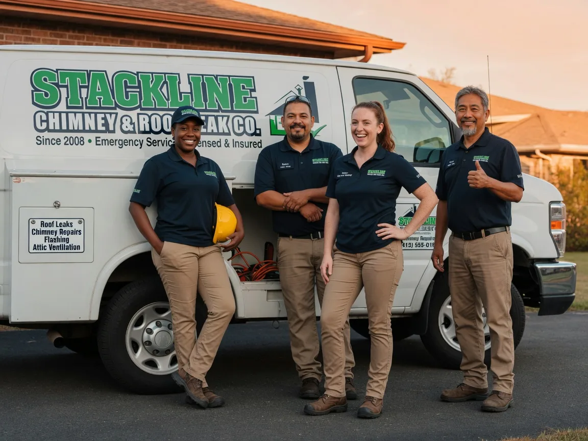 Chimney flashing repair company in Maple Hill, NC